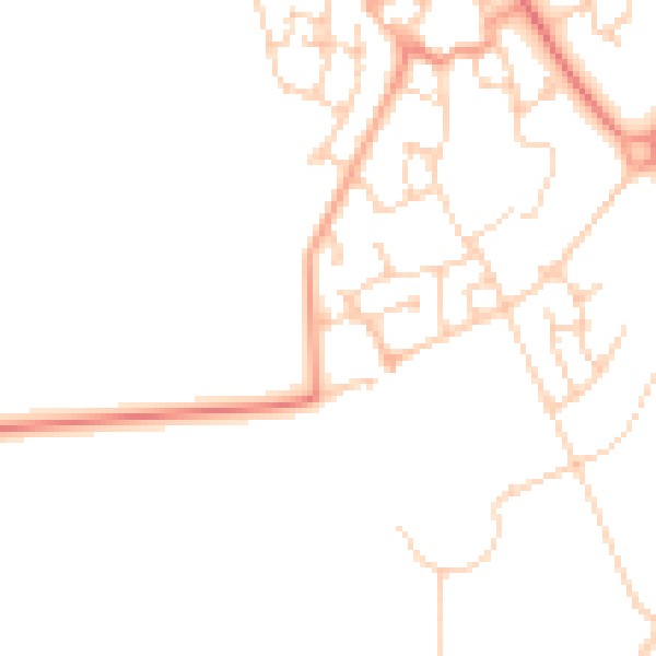 Daytime road noise heatmap for MK4 4NH