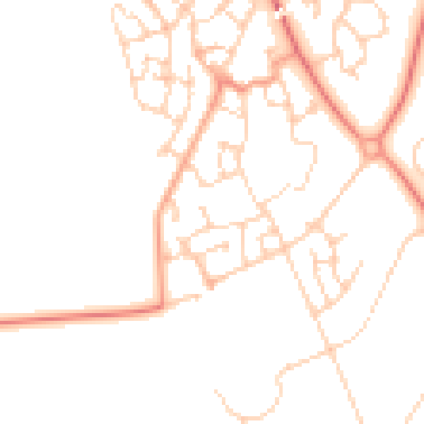 Daytime road noise heatmap for MK4 4NL