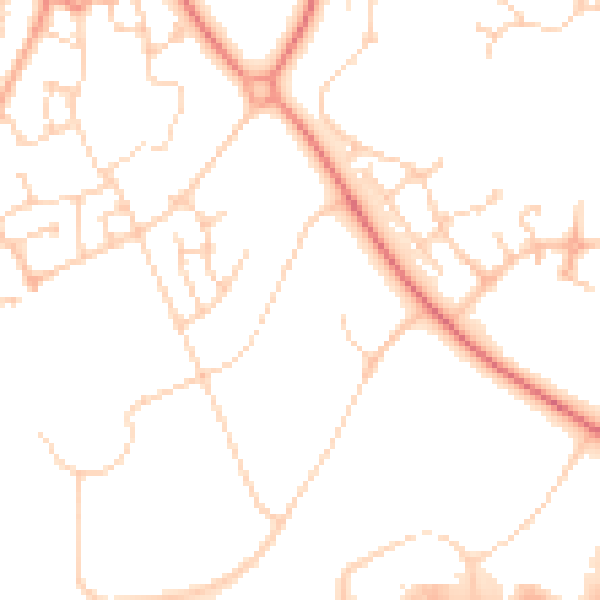 Daytime road noise heatmap for MK4 4PN