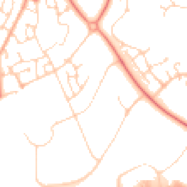 Daytime road noise heatmap for MK4 4PW