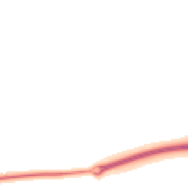 Night-time road noise heatmap for MK4 4QH