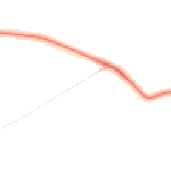 Night-time road noise heatmap for MK40 4AT