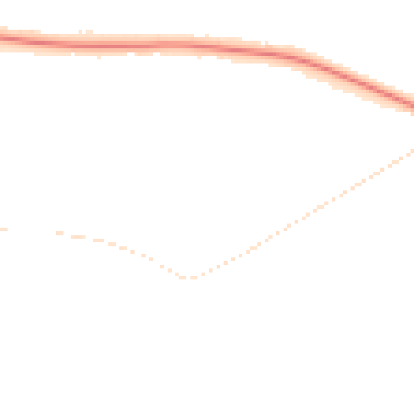 Night-time road noise heatmap for MK40 4BH