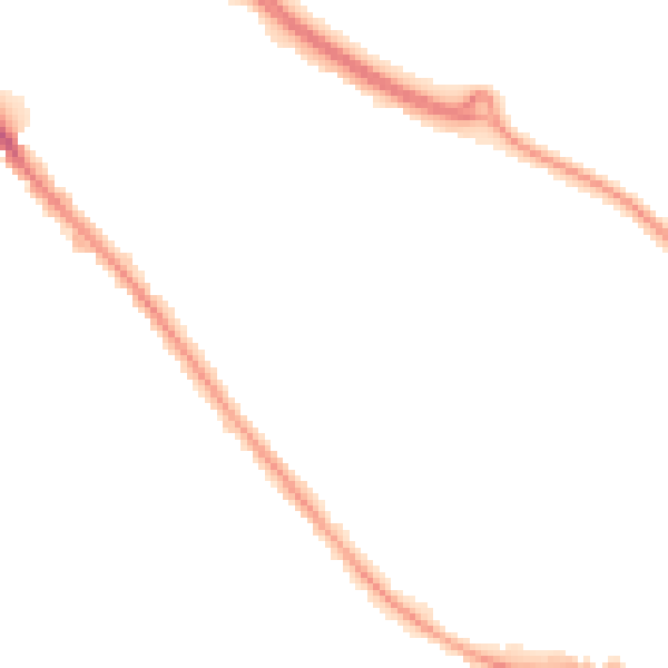 Night-time road noise heatmap for MK42 0HT