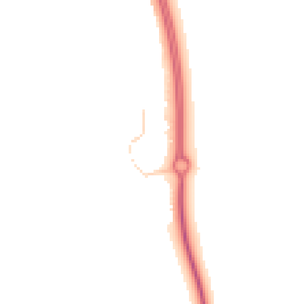 Night-time road noise heatmap for MK42 6AR