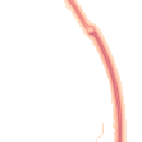 Night-time road noise heatmap for MK42 6BL