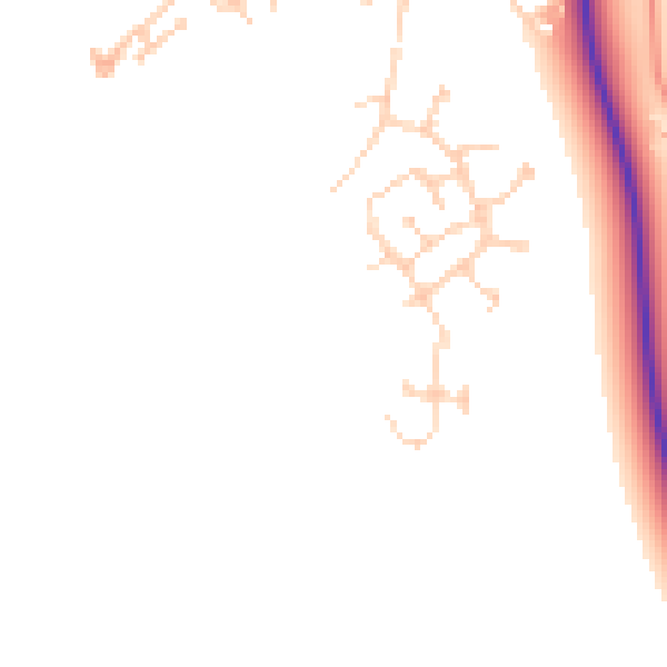 Daytime road noise heatmap for MK42 6FJ