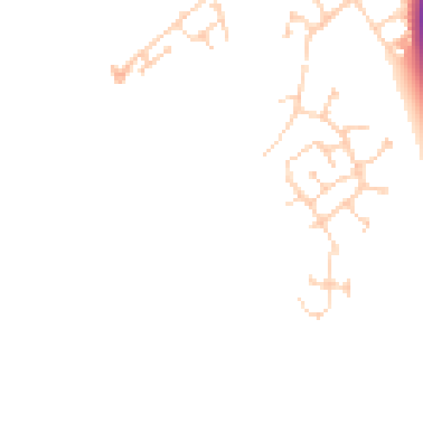 Daytime road noise heatmap for MK42 6GA