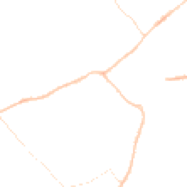 Night-time road noise heatmap for MK42 7EJ