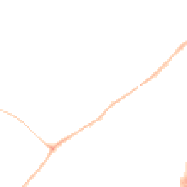 Night-time road noise heatmap for MK42 8DY