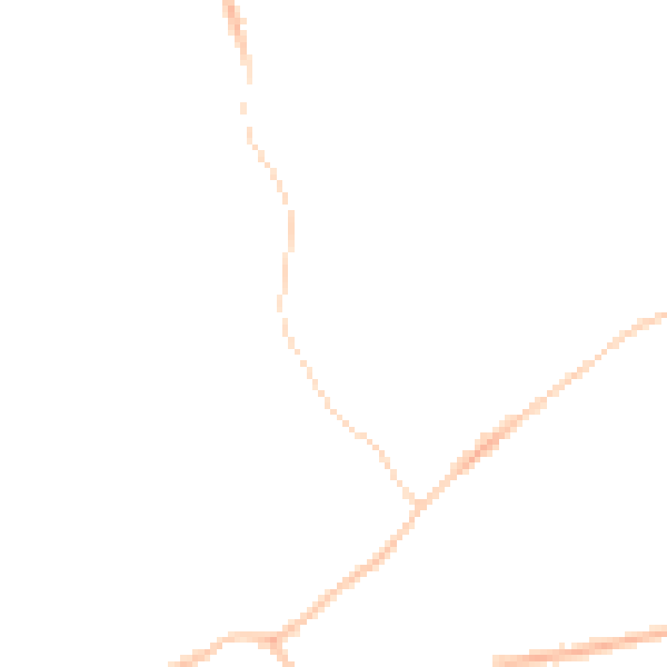 Night-time road noise heatmap for MK42 8QE