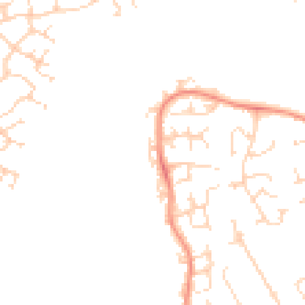 Daytime road noise heatmap for MK42 8RU