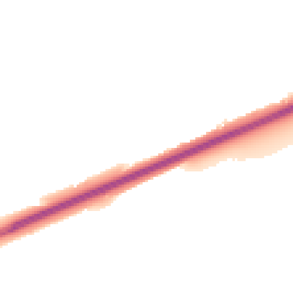 Night-time road noise heatmap for MK42 9FF