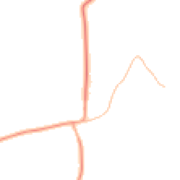 Daytime road noise heatmap for MK43 0AU
