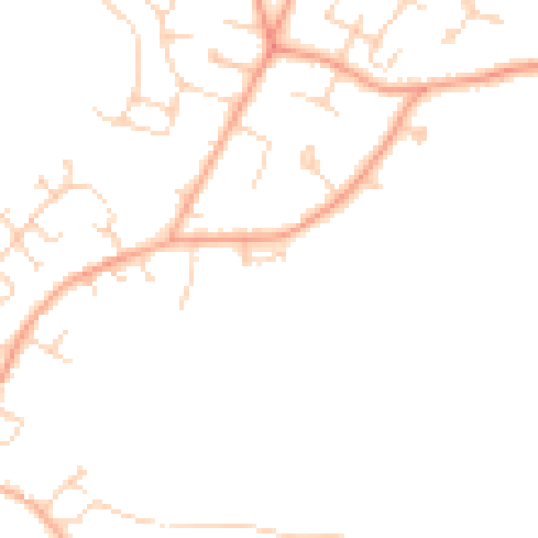Daytime road noise heatmap for MK43 0ET