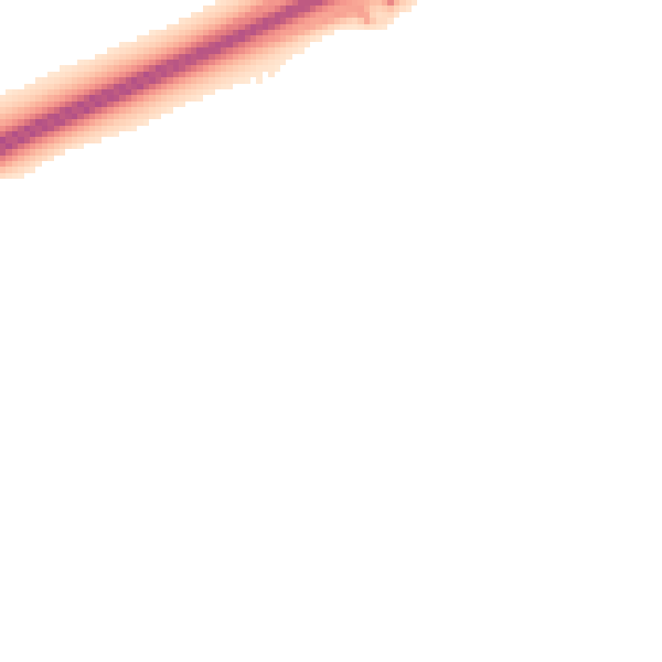 Night-time road noise heatmap for MK43 0FH