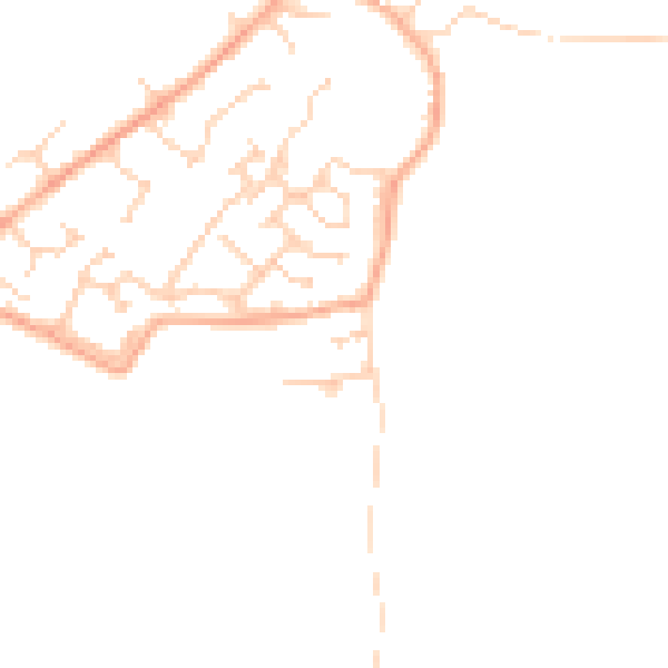 Daytime road noise heatmap for MK43 0GA