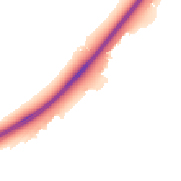Night-time road noise heatmap for MK43 0WT