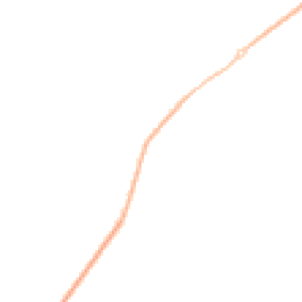 Night-time road noise heatmap for MK43 0XB