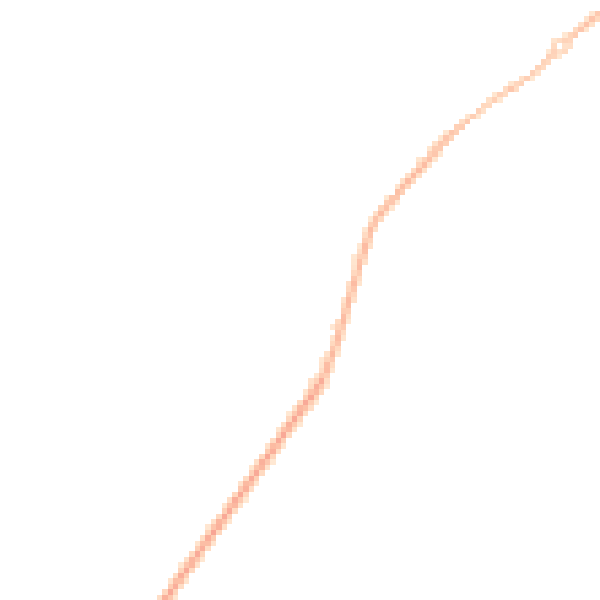 Night-time road noise heatmap for MK43 0XD