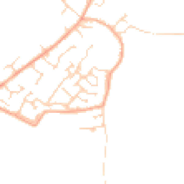 Daytime road noise heatmap for MK43 0YQ