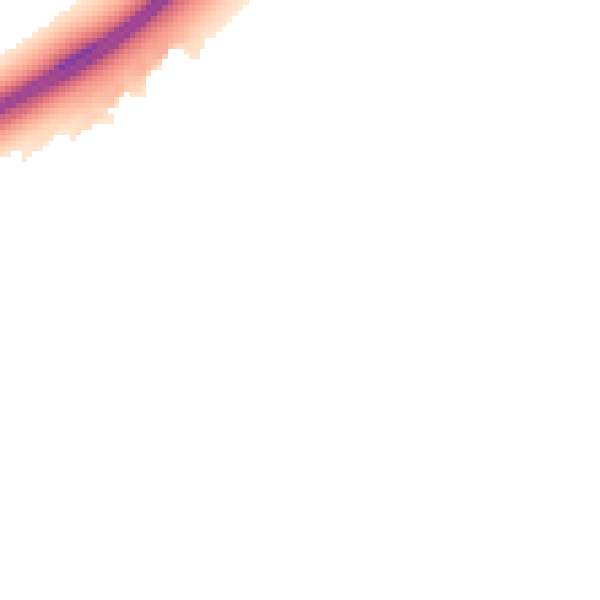 Night-time road noise heatmap for MK43 0YR