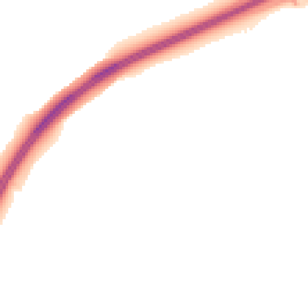 Night-time road noise heatmap for MK43 2AA
