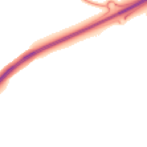 Night-time road noise heatmap for MK43 2AG