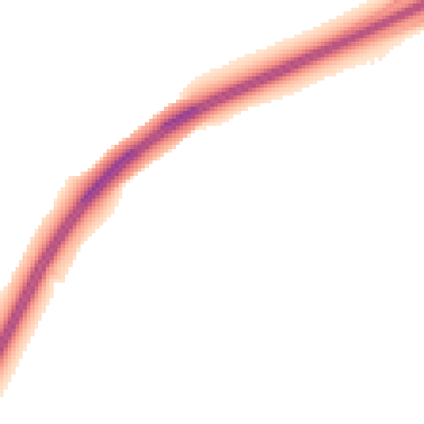 Night-time road noise heatmap for MK43 2AH