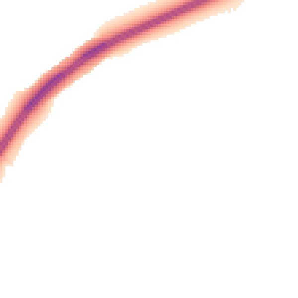 Night-time road noise heatmap for MK43 2AL
