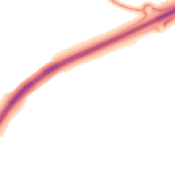 Night-time road noise heatmap for MK43 2AP