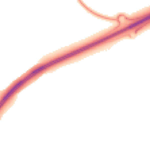 Night-time road noise heatmap for MK43 2AR