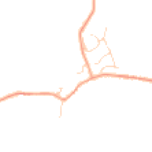 Daytime road noise heatmap for MK43 7QA