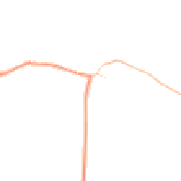 Daytime road noise heatmap for MK43 8AH