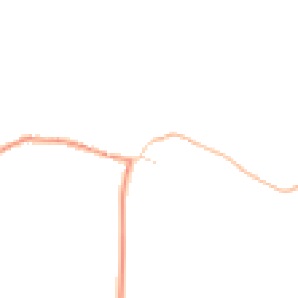 Daytime road noise heatmap for MK43 8AJ