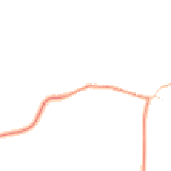 Daytime road noise heatmap for MK43 8AN