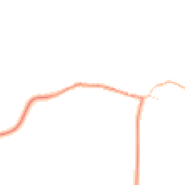 Daytime road noise heatmap for MK43 8AS