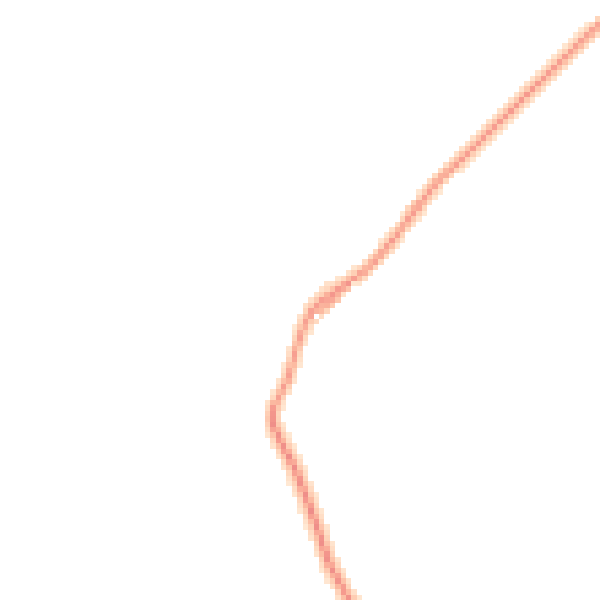 Daytime road noise heatmap for MK44 1AE