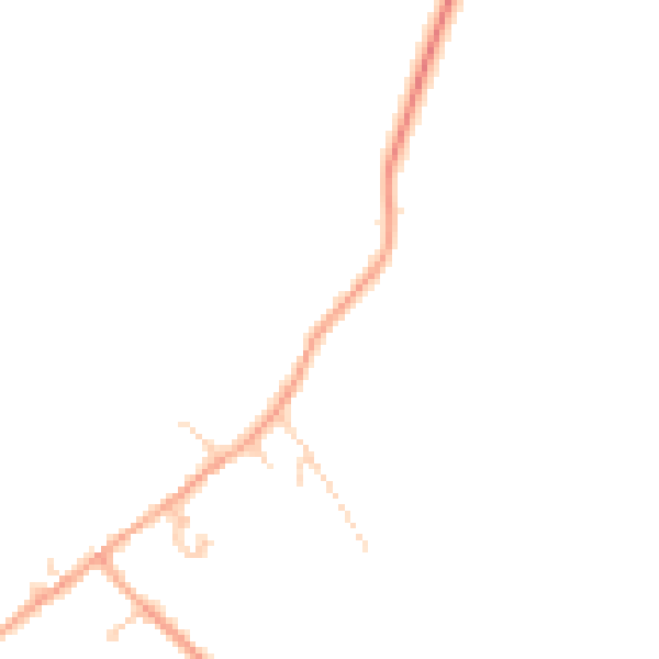 Daytime road noise heatmap for MK44 1DR