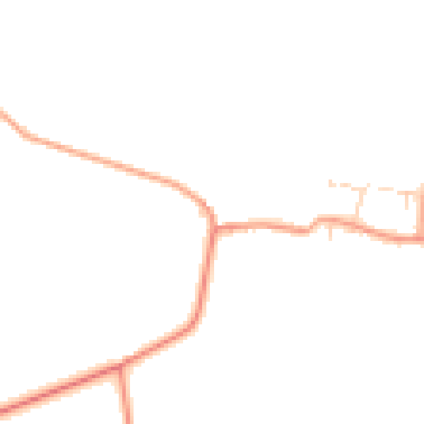 Daytime road noise heatmap for MK44 2DA