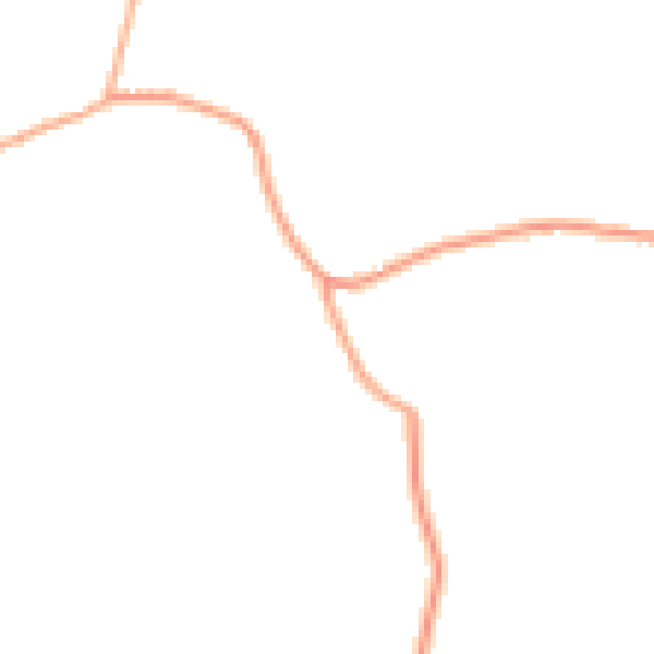 Daytime road noise heatmap for MK44 2JQ