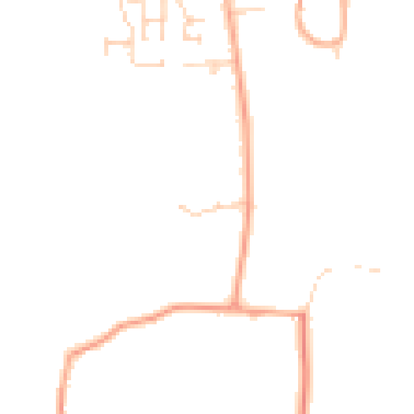 Daytime road noise heatmap for MK44 3PN