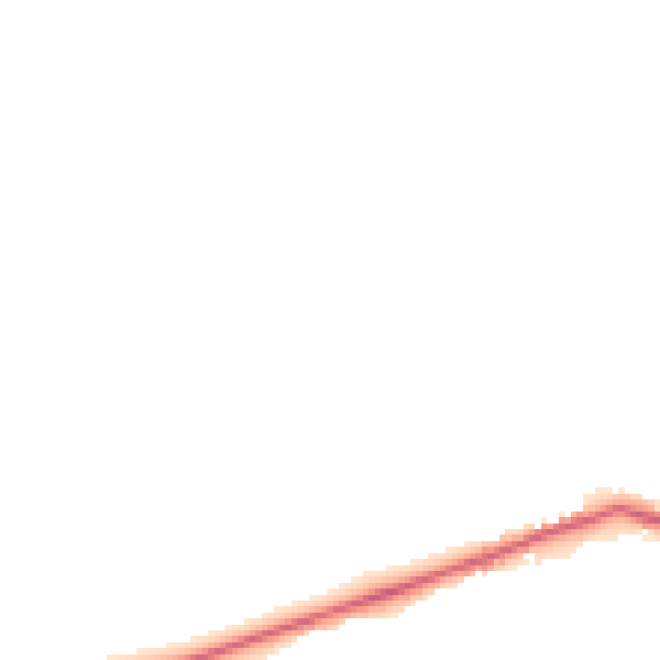 Night-time road noise heatmap for MK44 3QB