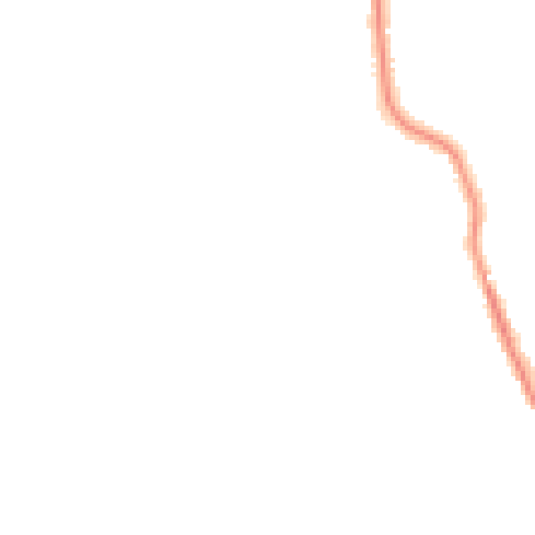 Night-time road noise heatmap for MK45 1BB