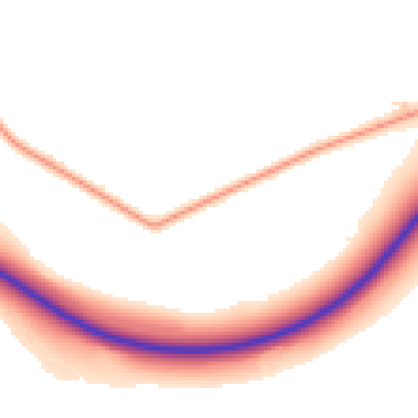 Daytime road noise heatmap for MK45 2BQ