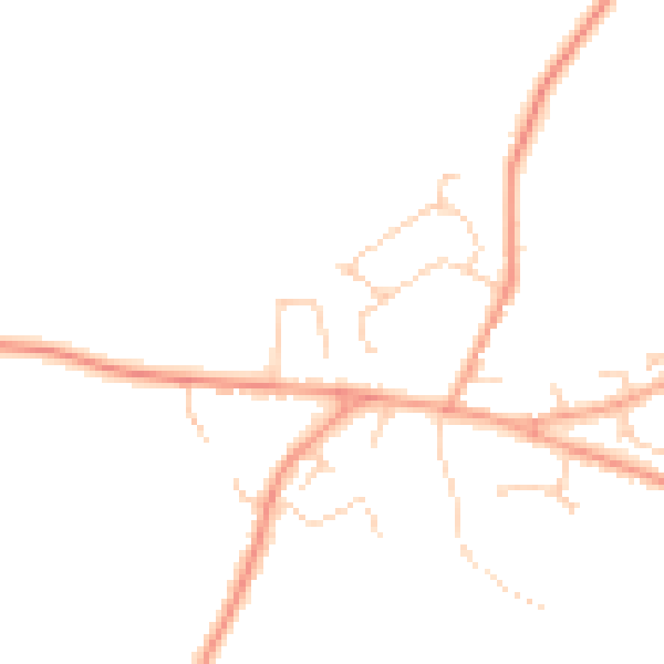 Daytime road noise heatmap for MK45 2BS