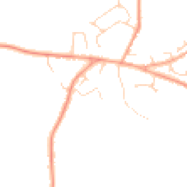 Daytime road noise heatmap for MK45 2DL