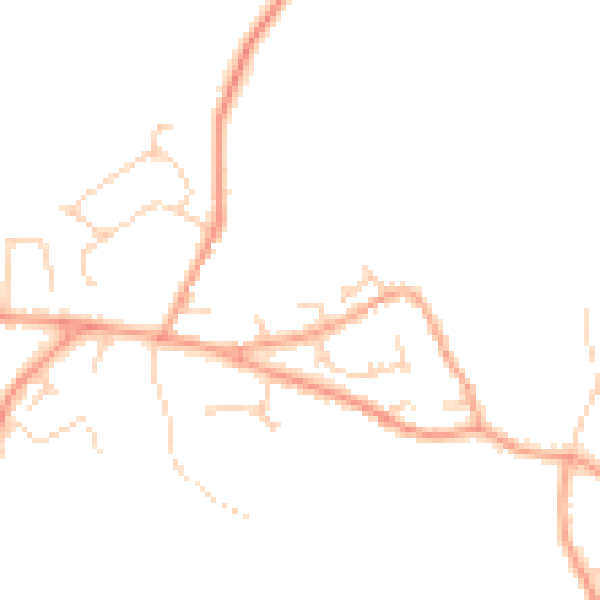 Daytime road noise heatmap for MK45 2ED