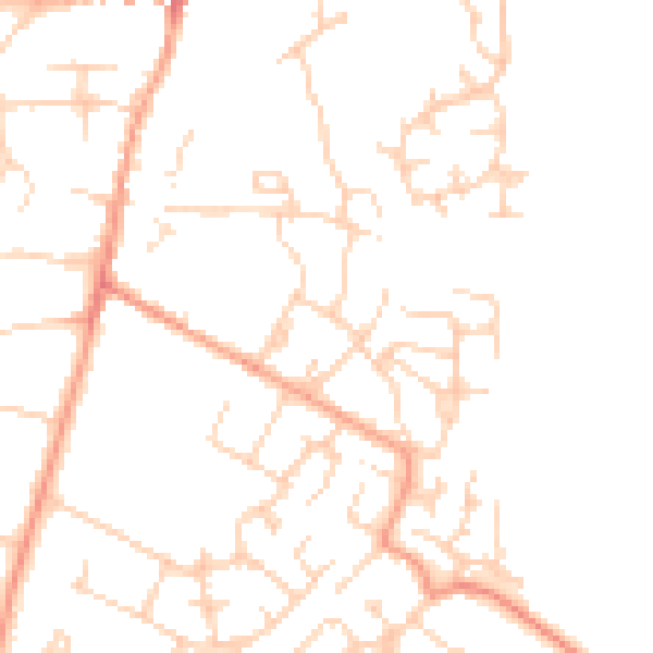 Daytime road noise heatmap for MK45 2TB