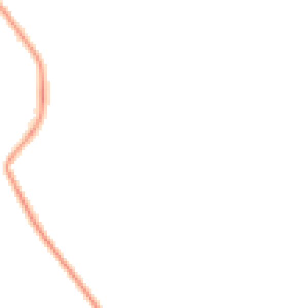 Night-time road noise heatmap for MK45 3BQ